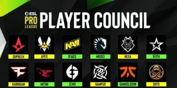 ESL Pro League, 12 CS: GO Oyuncusu ve Antrenörlerden Oluşan Oyuncu Konseyini Duyurdu