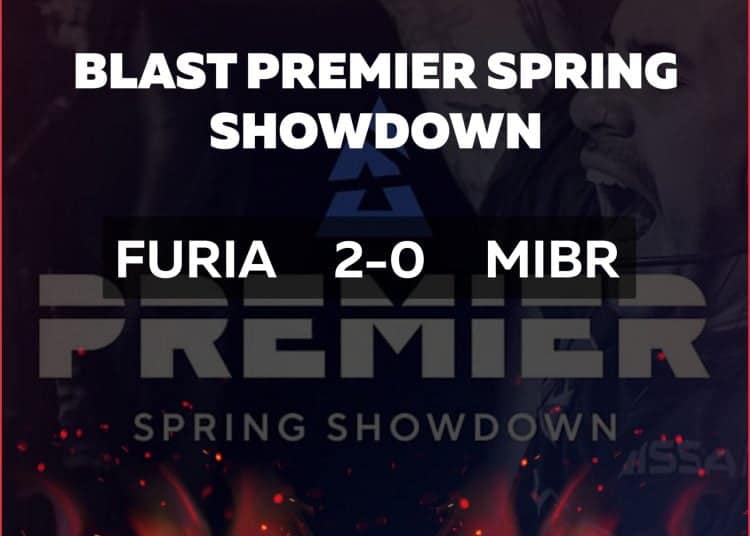 BLAST Premier Spring Showdown turnuvasında FURIA çeyrek finale yükseldi!