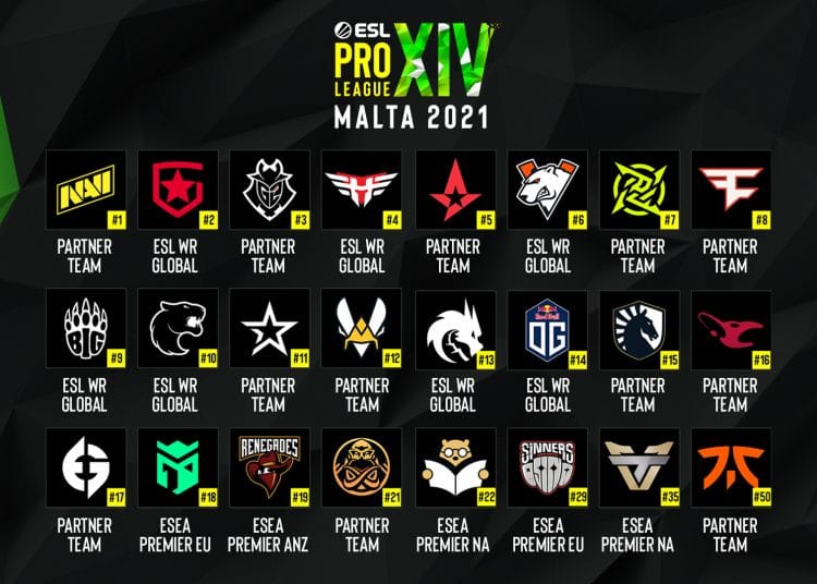 ESL Pro League 14. sezon takımları açıklandı!