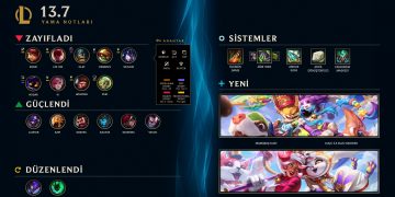 League of Legends 13.7 Yama Notları yayınlandı