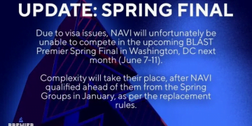 Complexity, BLAST Spring Final Turnuvasında NAVI’nin Yerine Geçiyor!