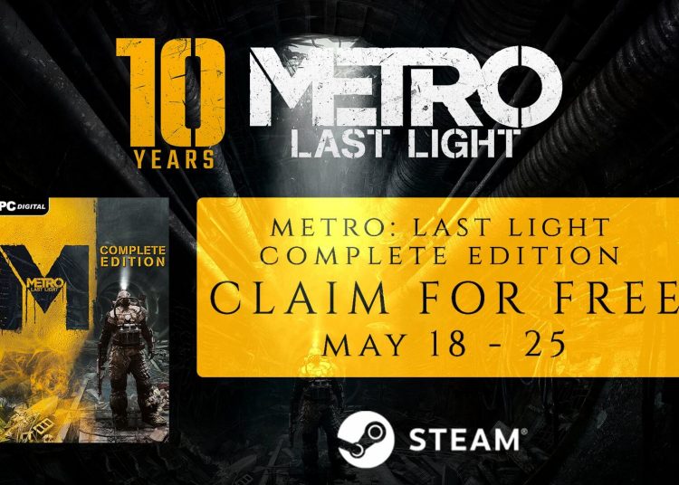 Fırsatı Kaçırmayın! Metro: Last Light Complete Edition Ücretsiz Olacak!